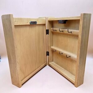 Pomerantz Wood Wall Mount Key Cabinet Mail Letter Holder Entryway Organizer Box